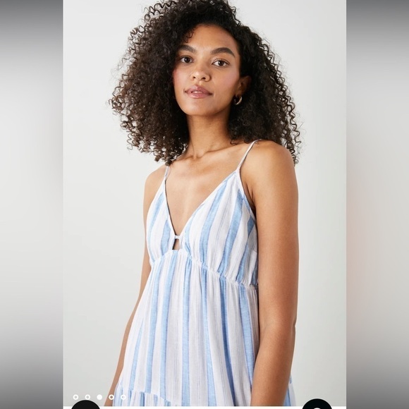 NWOT Rails Avril Gibson Stripe midi summer dress size XL - Picture 2 of 6